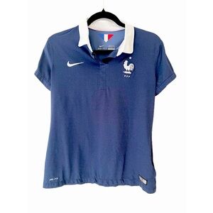 NIKE France 2014 FIFA World Cup Football Soccer Jersey Size Large